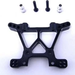 Hot Racing Black Aluminum Front Shock Tower for Slash 4x4, Stampede 4x4