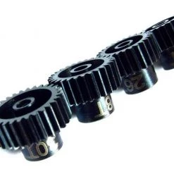 Hot Racing Hardened Steel Pinion Gear Set - 24T 26T 28T 30T - 48P, 1/8 Bore