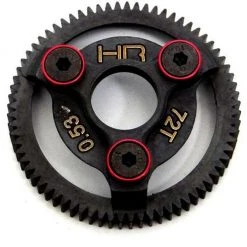 Hot Racing Hardened Steel 72T 48P Spur Gear for Slash 2WD, Stampede 2WD, Rustler, Bandit