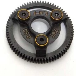 Hot Racing Hardened Steel 74T 48P Spur Gear for Slash 2WD, Stampede 2WD, Rustler, Bandit