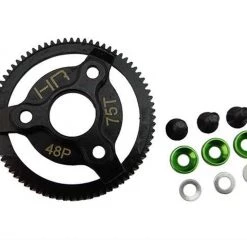 Hot Racing Hardened Steel 75T 48P Spur Gear for Slash 2WD, Stampede 2WD, Rustler, Bandit