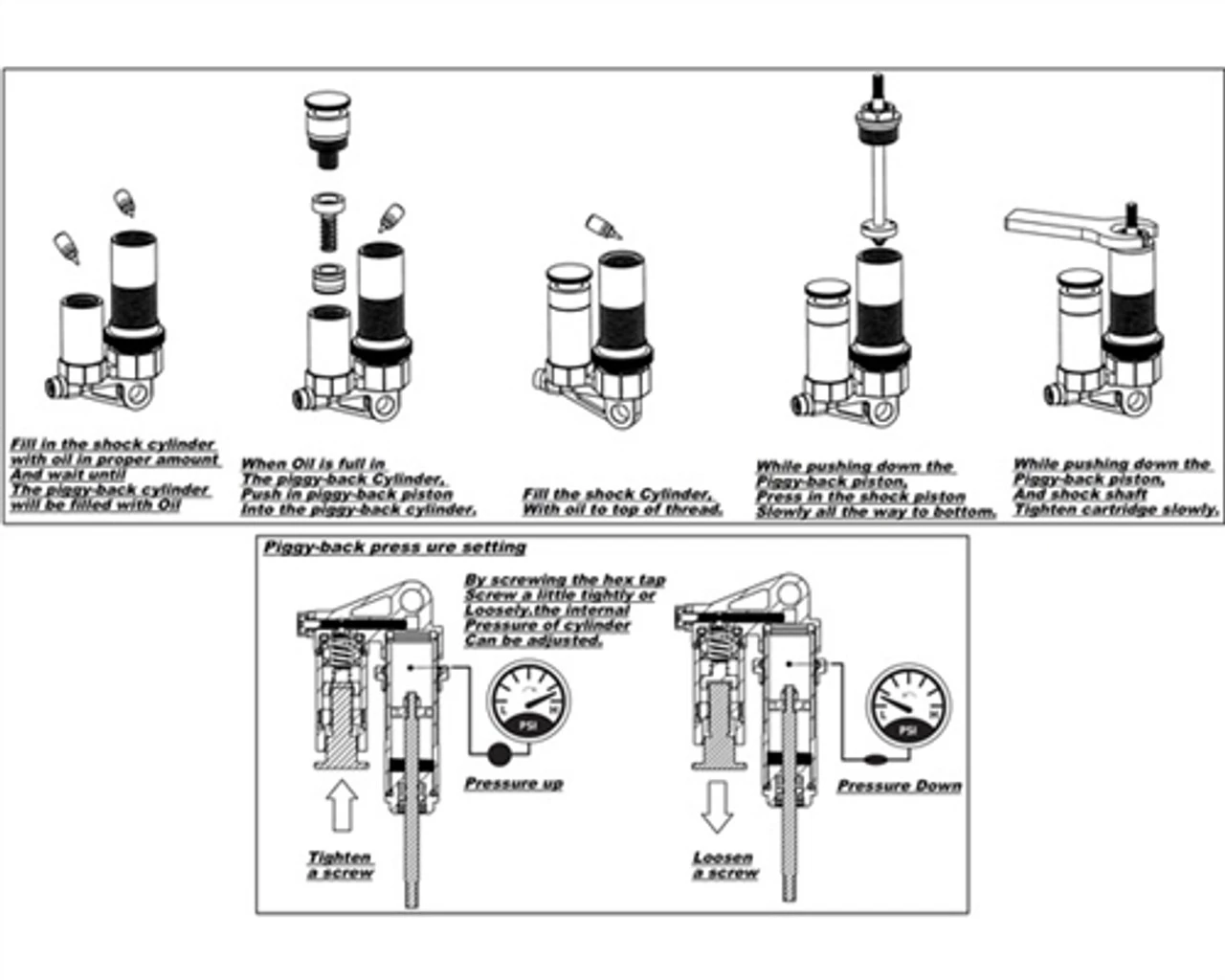 Hot Racing Blue Aluminum 90mm Piggyback Front Shocks for Slash 2WD, Stampede 2WD, Rustler 4 Hot Racing Blue Aluminum 90mm Piggyback Front Shocks for Slash 2WD, Stampede 2WD, Rustler - Image 2