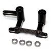 Hot Racing Aluminum & Carbon Steering Bellcrank for 2WD Slash, Rustler, Bandit