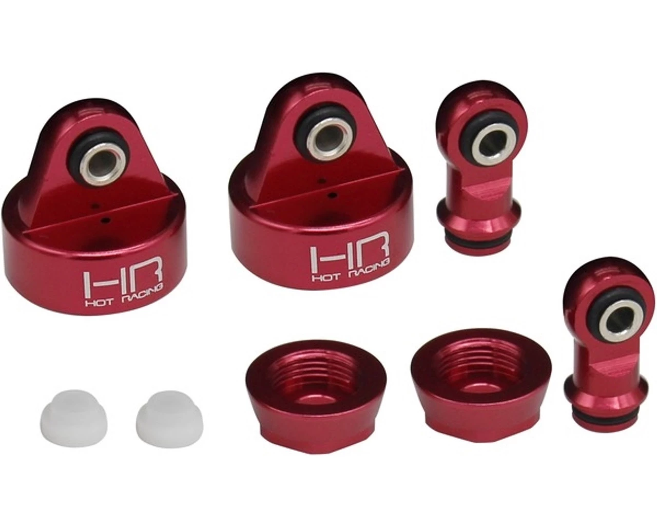 Hot Racing Traxxas UDR Red Aluminum Shock Caps & Ends 3 Hot Racing Traxxas UDR Red Aluminum Shock Caps & Ends