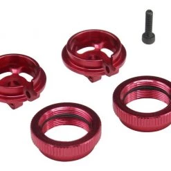 Hot Racing Traxxas UDR Red Aluminum Shock Upgrade Kit w/Spring Adjusters & Retainer Cups