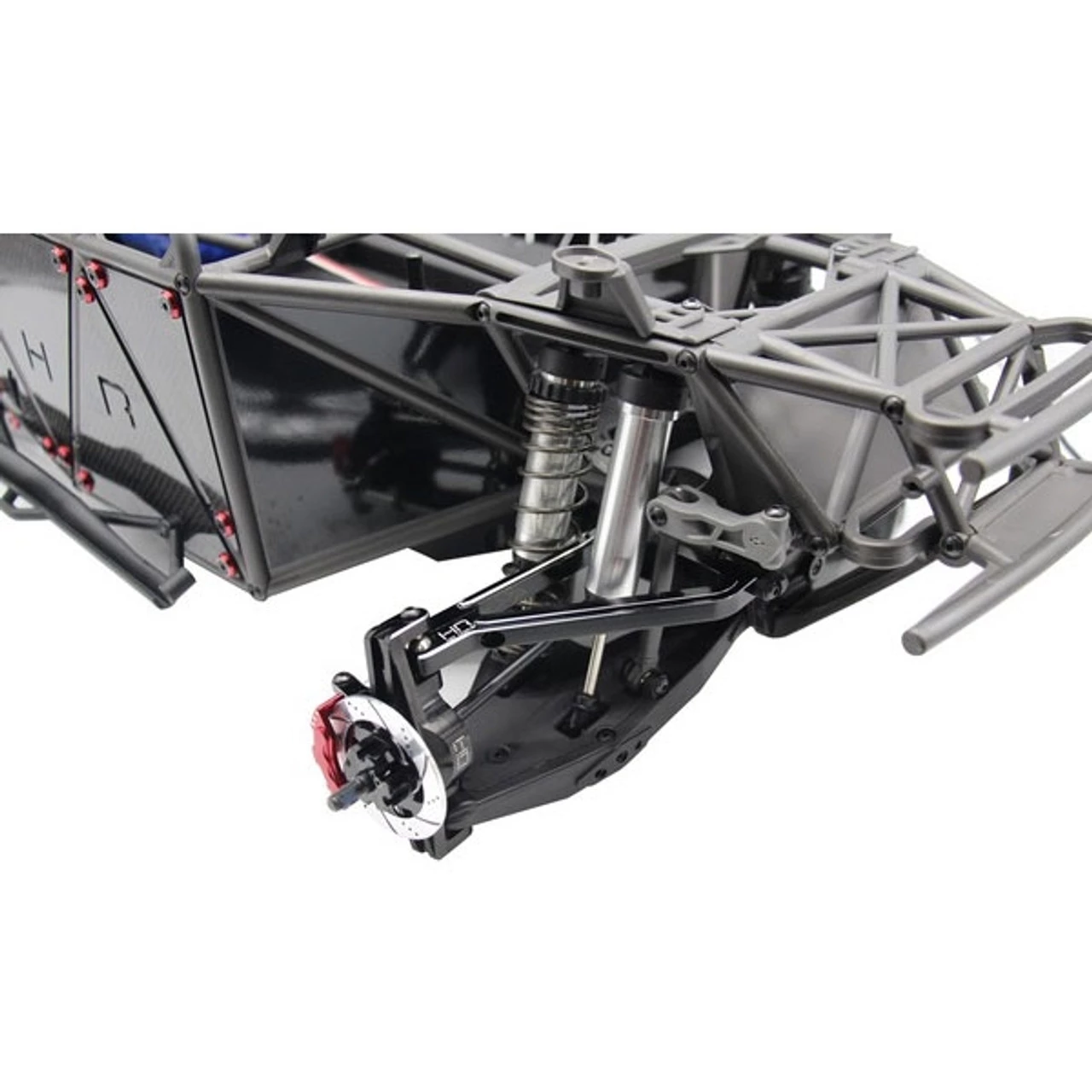 Hot Racing Black Aluminum Front Upper Arms for Traxxas UDR 4 Hot Racing Black Aluminum Front Upper Arms for Traxxas UDR - Image 2