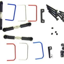Hot Racing Complete Front & Rear Adjustable Sway Bar Set for 1/16 E-Revo, Slash
