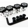 Hot Racing 12mm to 17mm Hex Hub Adapters w/10mm Offset for Slash 4x4, Stampede 4x4, Telluride -Cars & Trucks Sales HRAWH17HT01 2 02166.1563439487