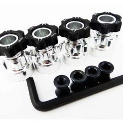Hot Racing 12mm to 17mm Hex Hub Adapters w/10mm Offset for Slash 4x4, Stampede 4x4, Telluride