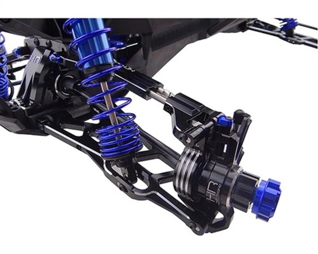 Hot Racing X-Maxx Swaybar-Ready Black Aluminum Lower Suspension Arms 5 Hot Racing X-Maxx Swaybar-Ready Black Aluminum Lower Suspension Arms - Image 3