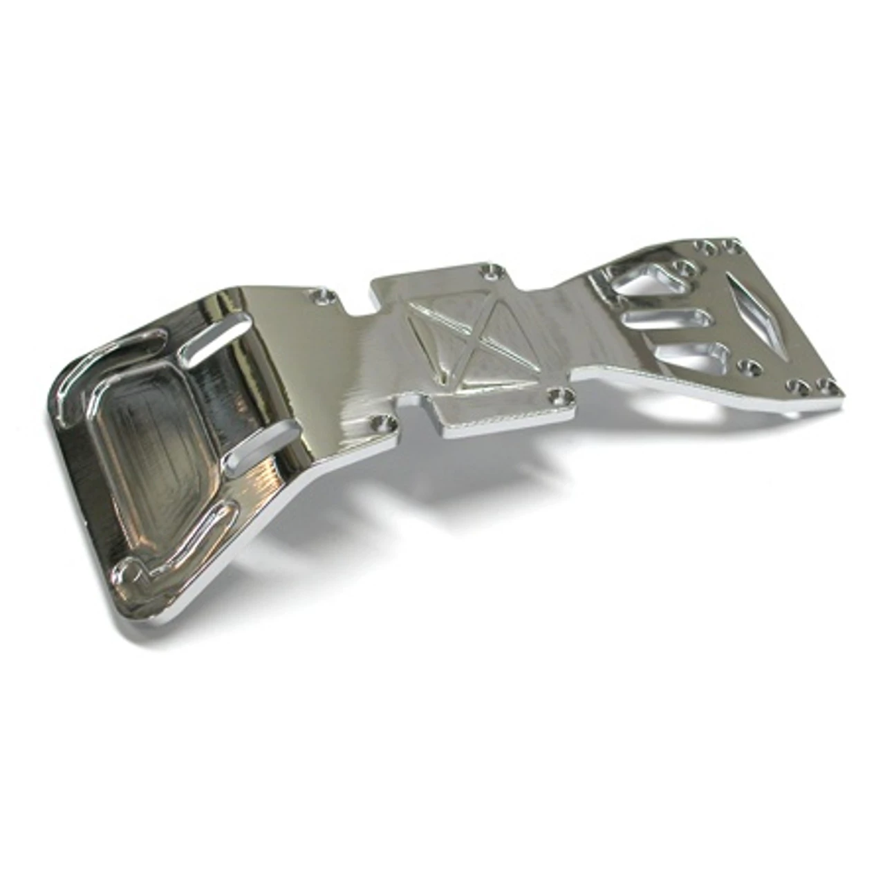 Integy Evolution-4 Aluminum Front Skid Plate (Chrome): T-Maxx 3.3 3 Integy Evolution-4 Aluminum Front Skid Plate (Chrome): T-Maxx 3.3