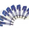 Integy MSR4 Piggyback Shock Set (8) (Blue): T-Maxx .15, 2.5, 3.3, & E-Maxx -Cars & Trucks Sales INTT3845B 2 90320.1562580852