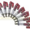 Integy MSR4 Piggyback Shock Set (8) (Red): T-Maxx .15, 2.5, 3.3, & E-Maxx -Cars & Trucks Sales INTT3845RED 2 94331.1562580854