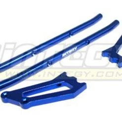 Integy Aluminum Rear Bumper Set (Blue): T-Maxx .15, 2.5, 3.3, & E-Maxx