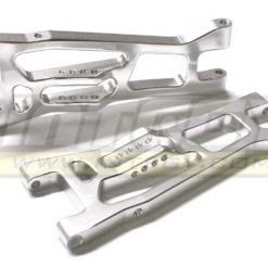 Integy Aluminum Front Suspension Arms (Silver): Jato 2.5 & 3.3
