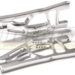 Integy Aluminum Rear Lower Suspension Arms (Silver): Jato 2.5 & 3.3
