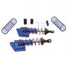 Integy MSR9 Front Piggyback Shock set (2) for the Traxxas Stampede, Rustler & Slash (Blue) -Cars & Trucks Sales INTT7963B 2 52108.1562582547
