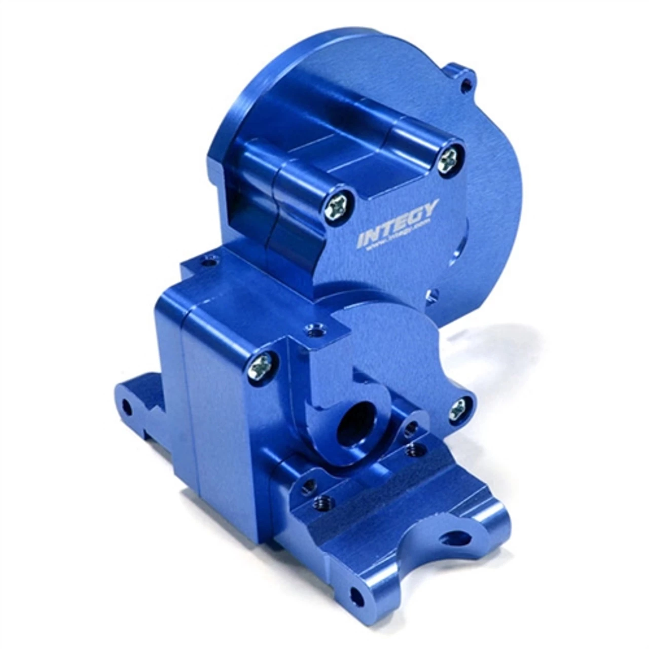 Integy Blue Aluminum Gear Box Housing for Traxxas Stampede, Rustler, Bandit, Slash 3 Integy Blue Aluminum Gear Box Housing for Traxxas Stampede, Rustler, Bandit, Slash