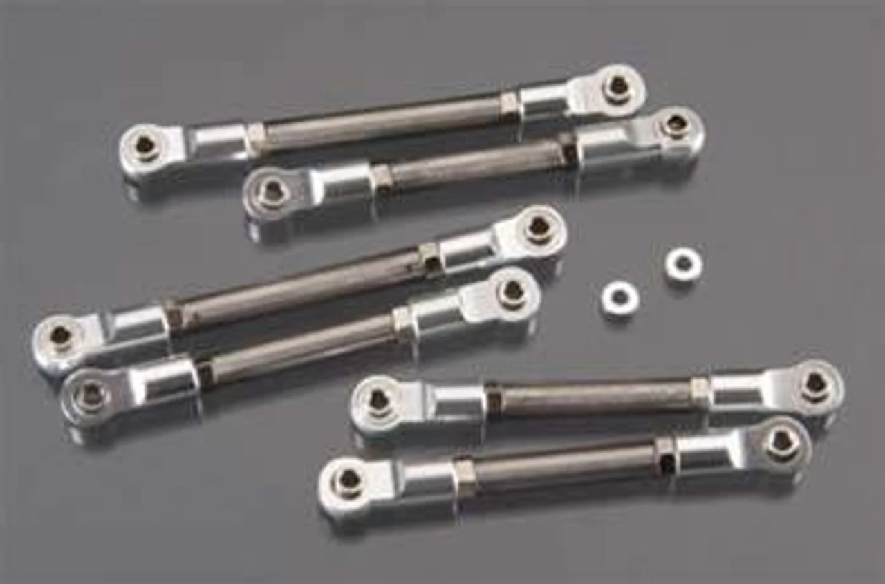 Integy Titanium Turnbuckle Set for Traxxas Rustler and Slash (Silver) 3 Integy Titanium Turnbuckle Set for Traxxas Rustler and Slash (Silver)