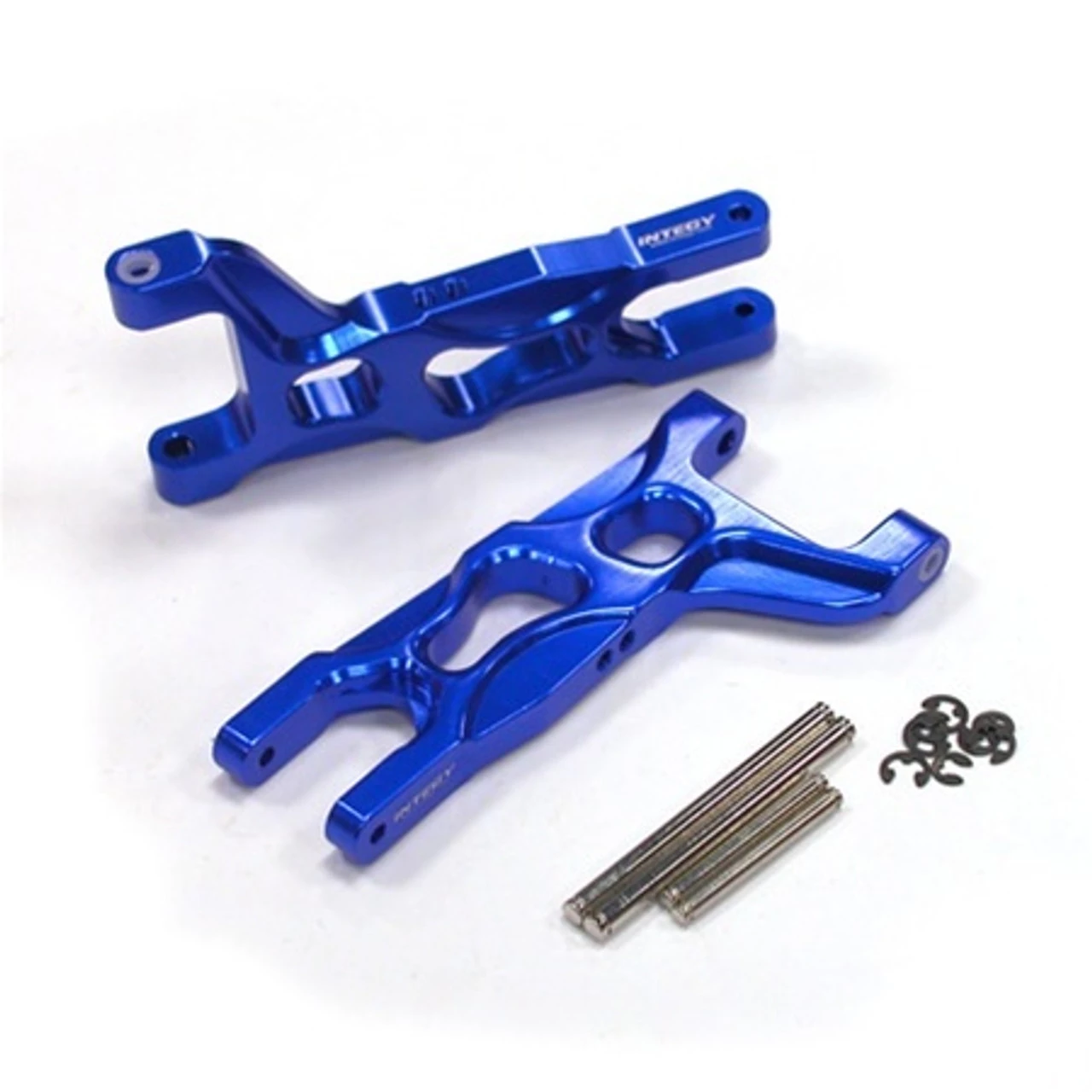 Integy Aluminum Front Lower Arms (Blue): Stampede & Rustler 3 Integy Aluminum Front Lower Arms (Blue): Stampede & Rustler