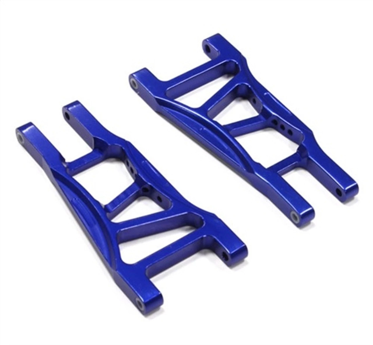 Integy Blue Aluminum Rear Lower Suspension Arms: Stampede & Rustler 3 Integy Blue Aluminum Rear Lower Suspension Arms: Stampede & Rustler
