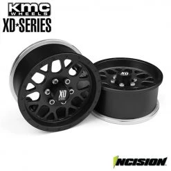 Vanquish Incision KMC 1.9-Inch XD820 Grenade Black Anodized Wheels