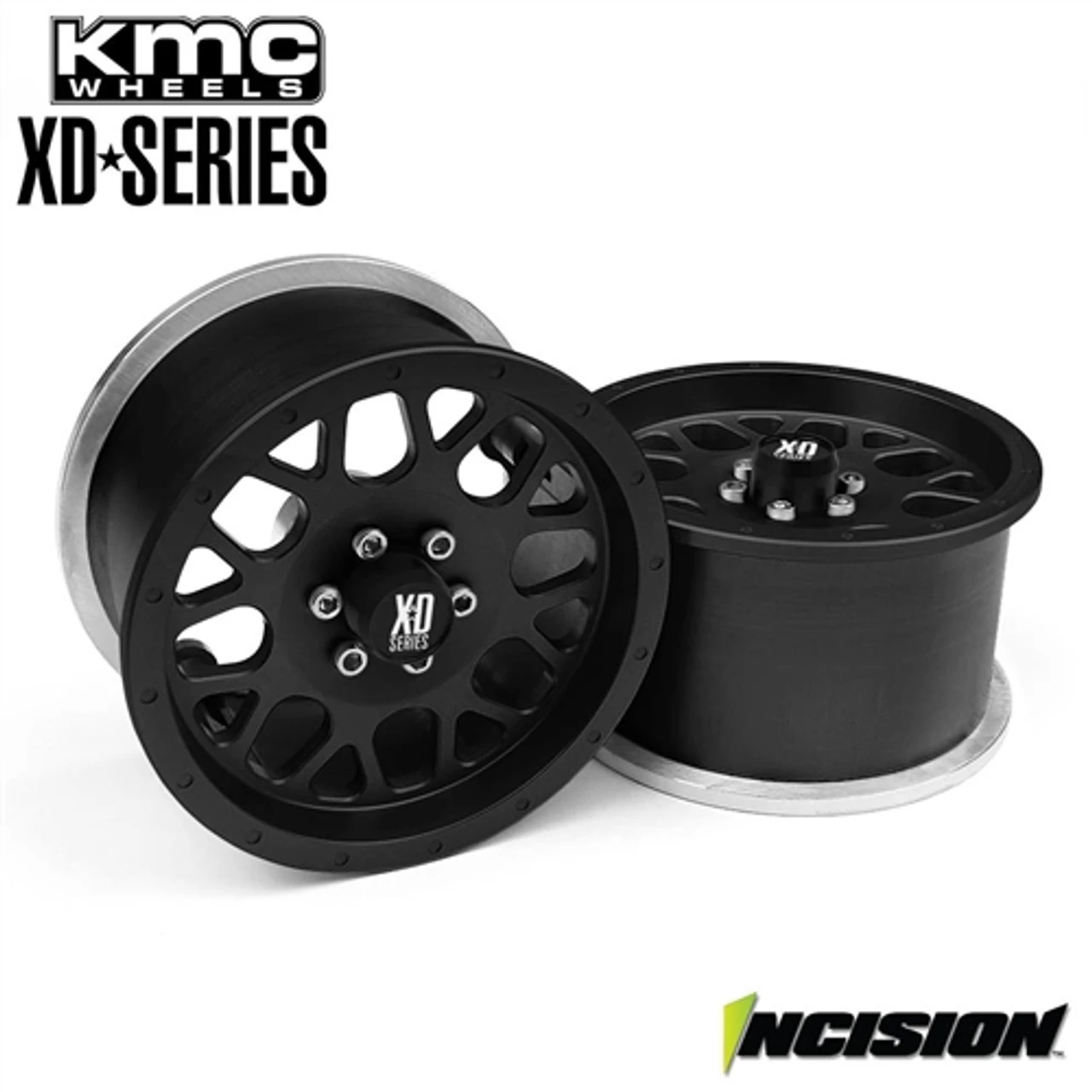 Vanquish Incision KMC 2.2-Inch XD820 Grenade Black Anodized Wheels 3 Vanquish Incision KMC 2.2-Inch XD820 Grenade Black Anodized Wheels