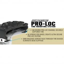 Pro-Line X-Maxx Badlands MX43 Pre-Mounted on Pro-Loc Impulse Black/Grey Wheels -Cars & Trucks Sales PRO1013113 5 12593.1562665598