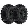 Pro-Line Badlands 2.8 Tires on Raid Black 6x30 Fr/Rr Wheels (2) 2 Pro-Line Badlands 2.8 Tires on Raid Black 6x30 Fr/Rr Wheels (2) -Cars & Trucks Sales PRO117310 2 64067.1562674248