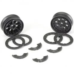 Pro-Line Denali 1.9 Black Bead-Loc 8 Spoke Crawler Wheels w/12mm Hex -Cars & Trucks Sales PRO274715 3 04069.1562669741