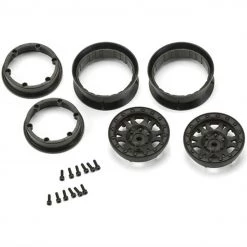 Pro-Line Impulse 1.9 Black Plastic Internal Bead-Loc Crawler Wheels (2) -Cars & Trucks Sales PRO276903 3 78090.1562669749