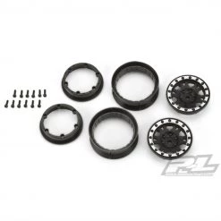 Pro-Line Impulse 1.9" Black/Silver Internal Beadlock Wheels (2) -Cars & Trucks Sales PRO276913 3 43671.1562674267