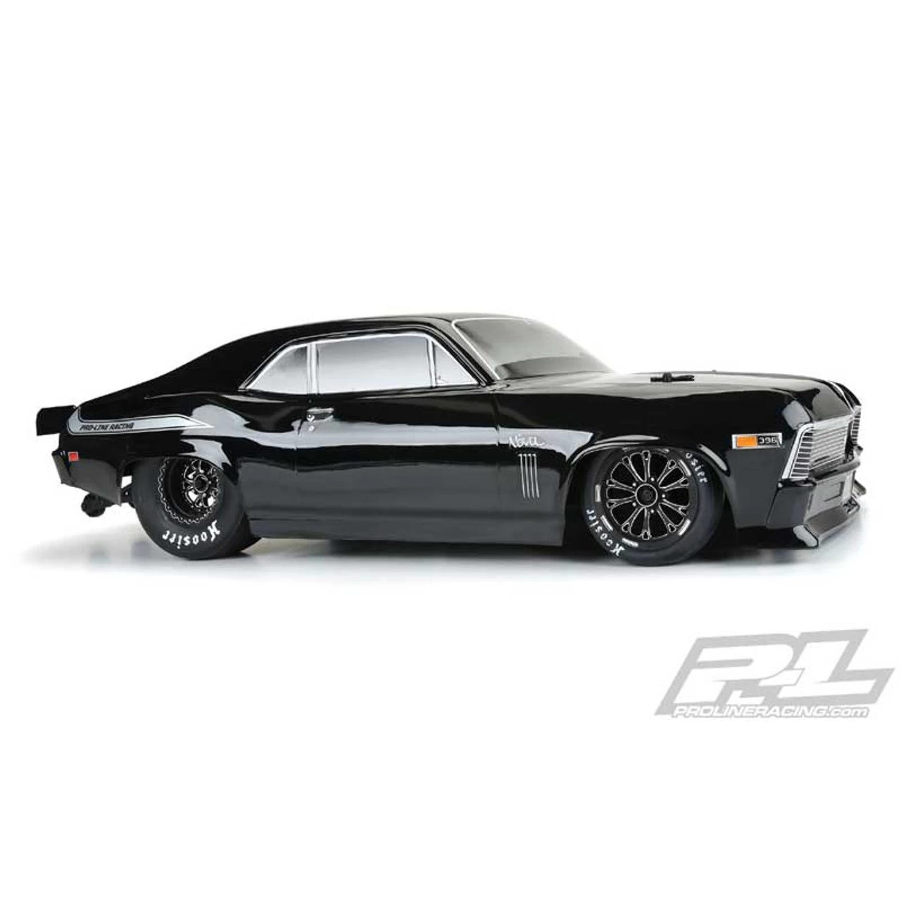 Pro-Line 1969 Chevrolet Nova Tough-Color Black Body for 1/10 2WD SC Drag Car 7 Pro-Line 1969 Chevrolet Nova Tough-Color Black Body for 1/10 2WD SC Drag Car - Image 5