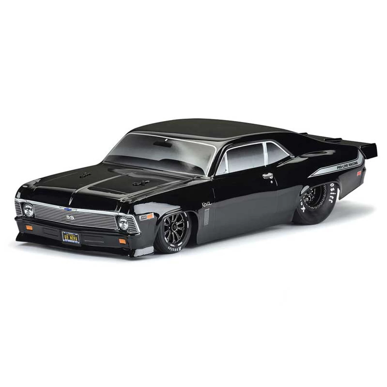 Pro-Line 1969 Chevrolet Nova Tough-Color Black Body for 1/10 2WD SC Drag Car 3 Pro-Line 1969 Chevrolet Nova Tough-Color Black Body for 1/10 2WD SC Drag Car