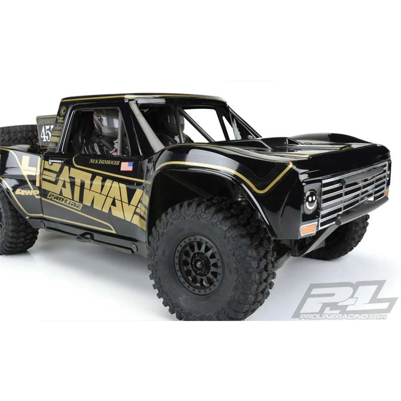 Pro-Line Tough-Color Black 1967 Ford F-100 Body for Traxxas UDR 8 Pro-Line Tough-Color Black 1967 Ford F-100 Body for Traxxas UDR - Image 6