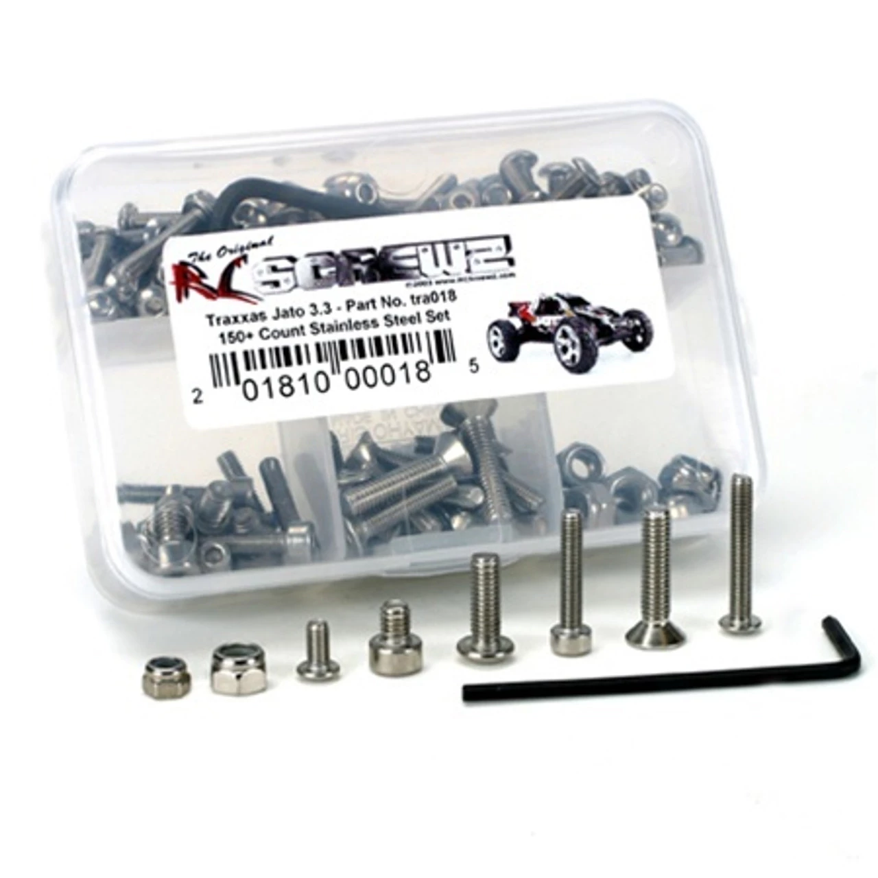 RC Screwz Traxxas Jato 3.3 Stainless Steel Screw Set 3 RC Screwz Traxxas Jato 3.3 Stainless Steel Screw Set