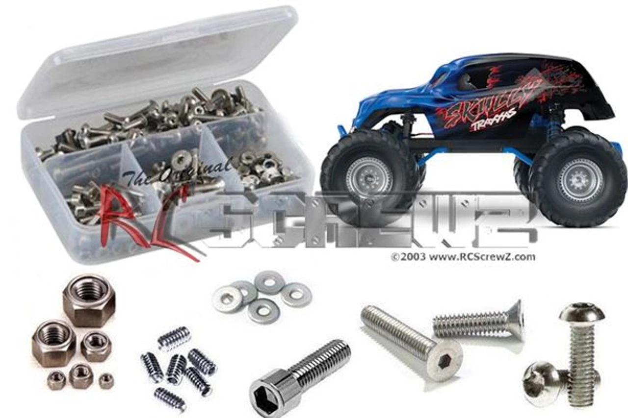 RC Screwz Traxxas Skully Monster Truck Stainless Steel Screw Kit 3 RC Screwz Traxxas Skully Monster Truck Stainless Steel Screw Kit