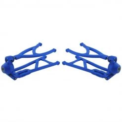 RPM True-Track Rear A-Arm Conversion Set (Blue): Traxxas Revo
