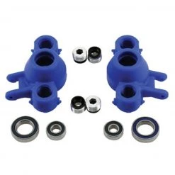 RPM Axle Carriers & Oversize Bearings (Blue): Revo, Slayer, T-Maxx, E-Maxx 16.8V