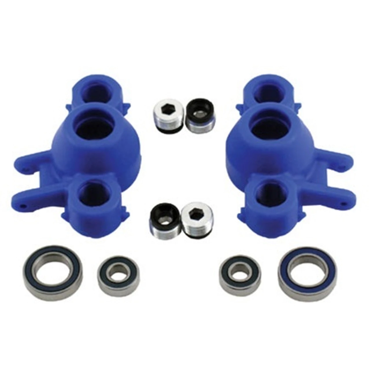 RPM Axle Carriers & Oversize Bearings (Blue): Revo, Slayer, T-Maxx, E-Maxx 16.8V 3 RPM Axle Carriers & Oversize Bearings (Blue): Revo, Slayer, T-Maxx, E-Maxx 16.8V