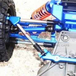 GPM Racing GPM Aluminum Front Tie Rods With Stabilizer For C Hub (Blue) -Cars & Trucks Sales RUS4049F 2 97144.1654285351