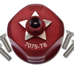 GPM Racing GPM Aluminum 7075-T6 Front/Rear Differential Case (Red): Sledge