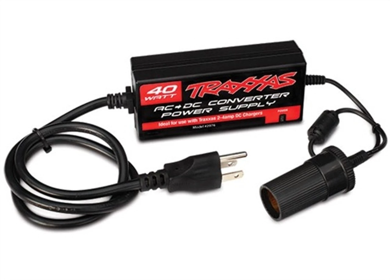 Traxxas 2976 AC to DC Battery Charger Wall Adapter for iD Quick Chargers 3 Traxxas 2976 AC to DC Battery Charger Wall Adapter for iD Quick Chargers