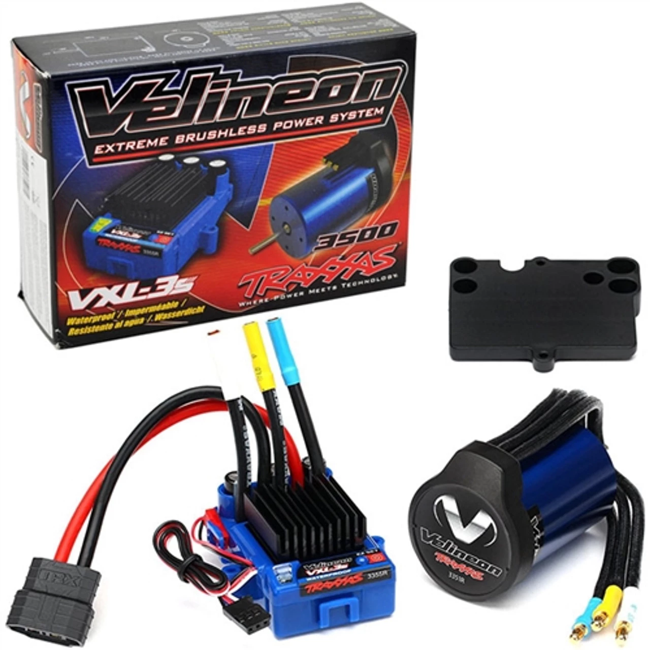 Traxxas Velineon VXL-3s Brushless Waterproof Power System Motor/ESC 3 Traxxas Velineon VXL-3s Brushless Waterproof Power System Motor/ESC