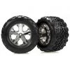 Traxxas Chrome Wheel w/Talon Tires Nitro Stampede/Rustler (Rear) or Electric Stampede/Rustler (Front) 2 Traxxas Chrome Wheel w/Talon Tires Nitro Stampede/Rustler (Rear) or Electric Stampede/Rustler (Front) -Cars & Trucks Sales TRA3669 2 76342.1562582754