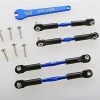 Traxxas Aluminum Turnbuckle Camber Link Set (4) (Blue): Rustler, Stampede 2 Traxxas Aluminum Turnbuckle Camber Link Set (4) (Blue): Rustler, Stampede -Cars & Trucks Sales TRA3741A 2 39757.1562582185