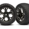 Traxxas Rear Alias Tires & 2.8" Black Chrome Wheels 2 Traxxas Rear Alias Tires & 2.8" Black Chrome Wheels -Cars & Trucks Sales TRA3770A 2 10126.1562600925