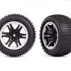 Traxxas Rear Alias 2.8' TSM Rated Assembled, Glued Tires w/Foam Inserts - RXT Black & Satin -Cars & Trucks Sales TRA3772X 42365.1656621974
