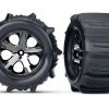 Traxxas Paddle Tires & Black Chrome 2.8" Wheels for Stampede 2WD & Rustler Rear -Cars & Trucks Sales TRA3776 2 05907.1562662387