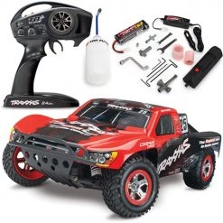Traxxas Nitro Slash 2WD RTR Short Course RC Truck with TSM Red (#25 Mark Jenkins)